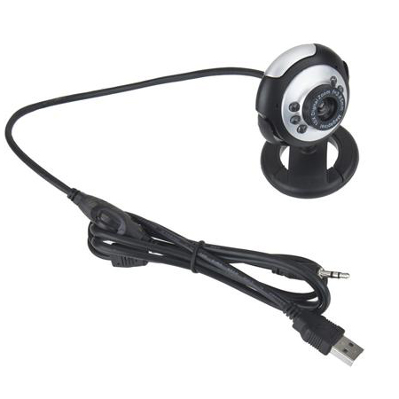 5.0 Mega 5M USB 6 LED Webcam Web Cam Camera PC Laptop New