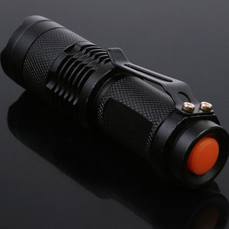 300LM 7W Mini CREE LED Flashlight Torch Adjustable Focus Zoom