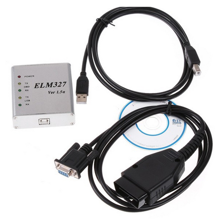 ELM327 OBDII OBD2 CAN-BUS Scanner V1.5 USB Car Diagnostic Scanner Interface