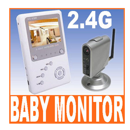 2.4G Wireless Portable DVR Baby Monitor with MP4 Player