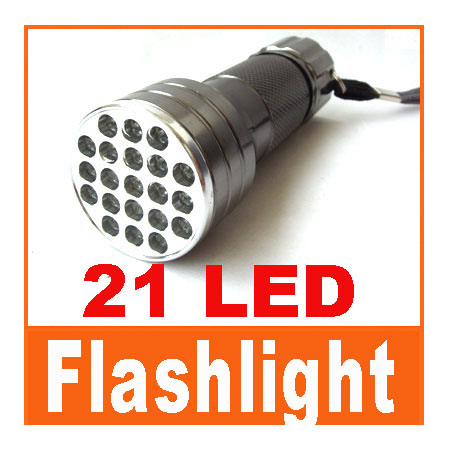 21 LED Electric Torch AAA Battery Flashlight Camping