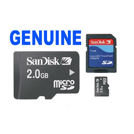 Free shipping SANDISK 2GB MICRO SD MICROSD TF MEMORY CARD