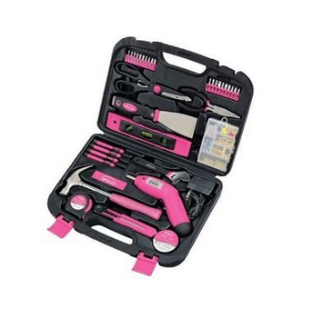 Apollo 135-pc Pink Tool Set Ladies 

Womens Girls Kit NEW