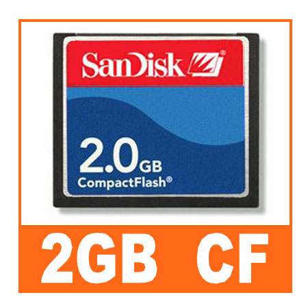 NEW 

SanDisk 2GB COMPACT FLASH CF MEMORY CARD 2G