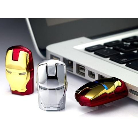 The unique iron man model USB 2.0 Enough Memory Stick Flash pen Drive 8G P51