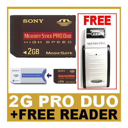 Sony 2GB MEMORY 

STICK PRO DUO FOR PSP