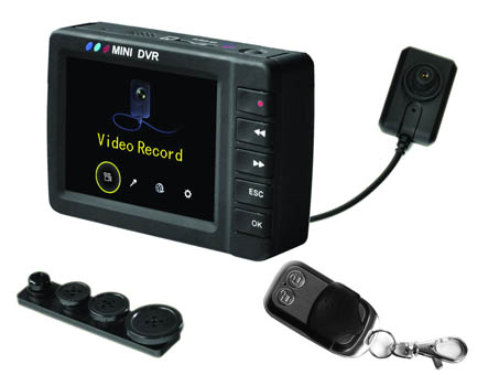 720*480pixels Motion Detect Spy Button Camera AV DVR 