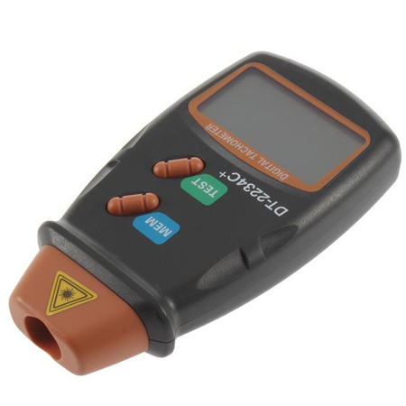 Digital Laser Photo Tachometer Non Contact RPM Tester Tach Meter Electronic Auto