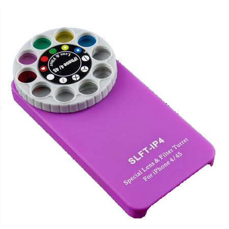 Holga Special Lens & Filter Turret Fashion Case Cover for iPhone 4 4S