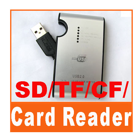 24 IN 1 High Speed USB 2.0 Card Reader For SD MMC CF XD