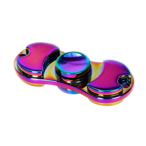 Rainbow Color EDC Hand Spinner Fidget Finger Fingertip Gyro Kids Adult Focus Toy