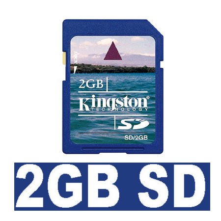 2GB Kingston SD SECURE DIGITAL MEMORY CARD FLASH 2G