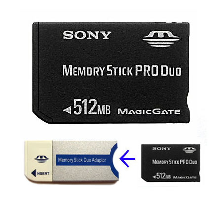 SONY 512MB MEMORY STICK PRO DUO For PSP K750i 512M