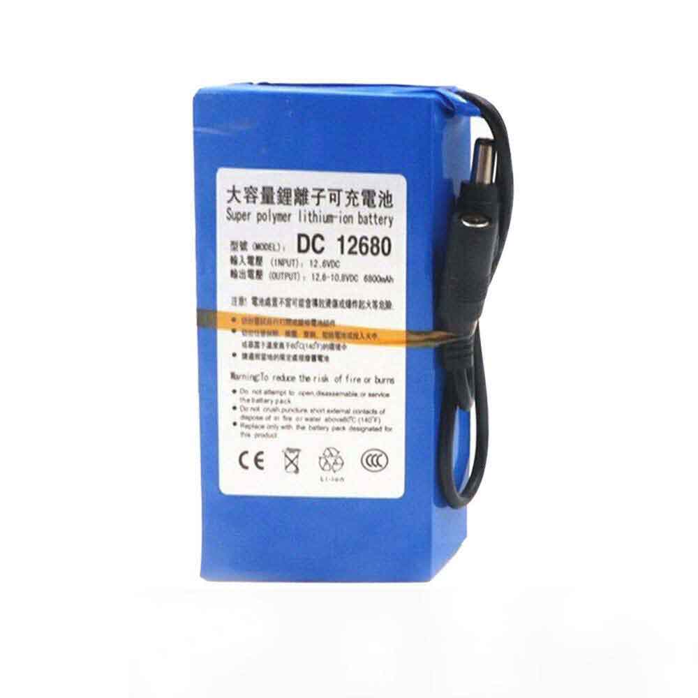 or 6800mAh 12.6V batterie