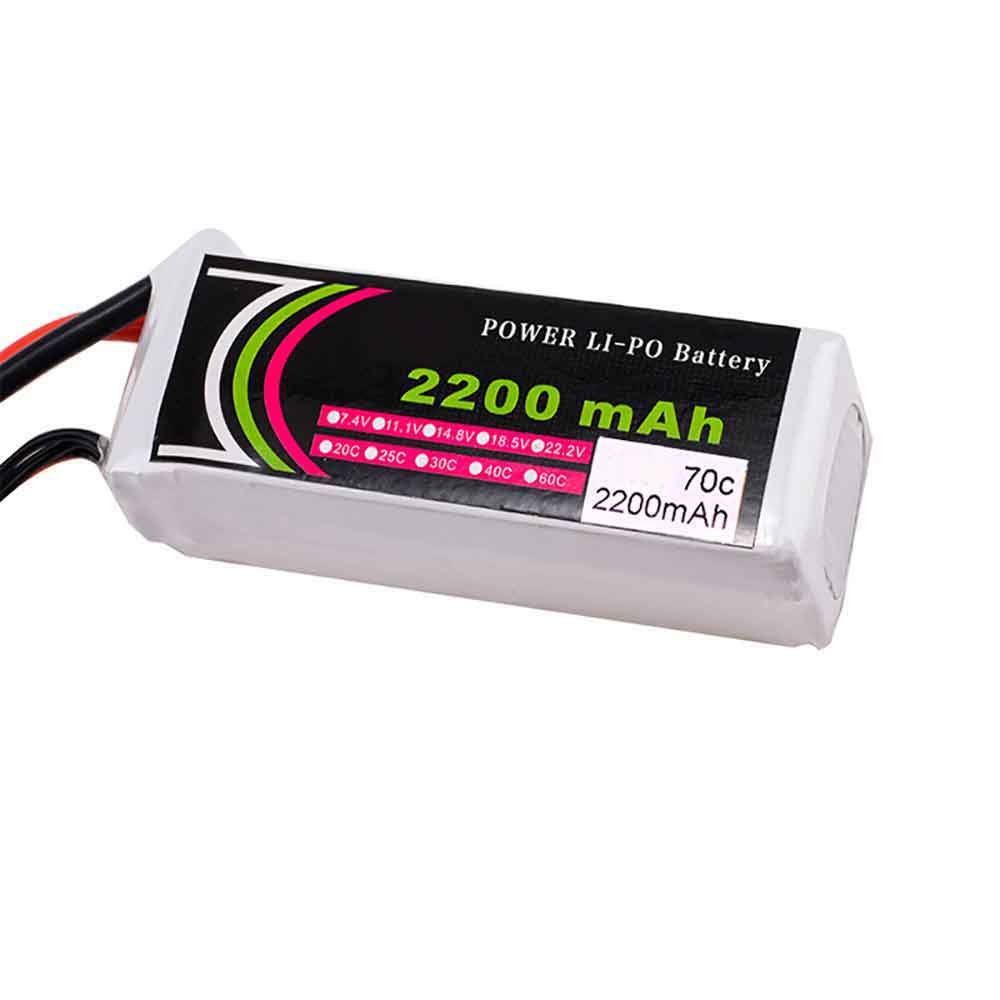 One 2200mAh 7.4V batterie