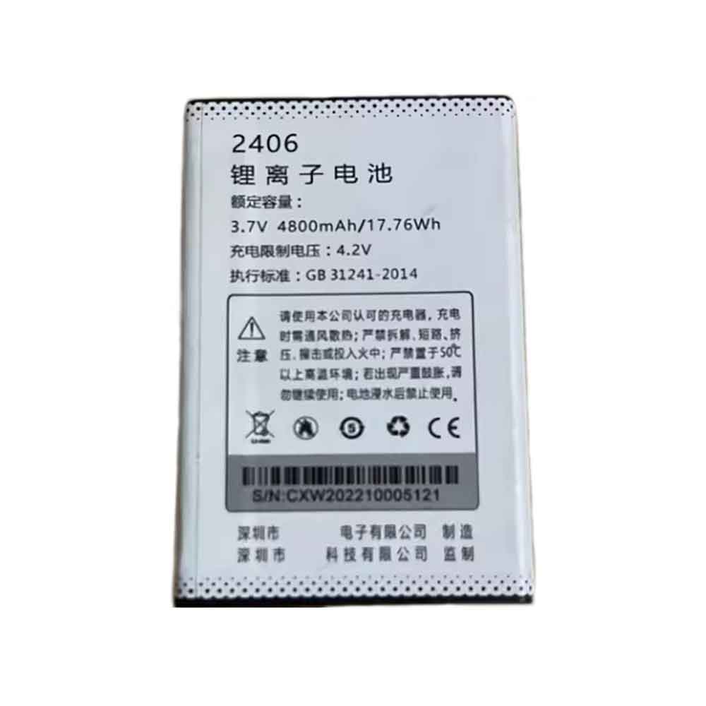 2406 4800mAh 3.7V batterie