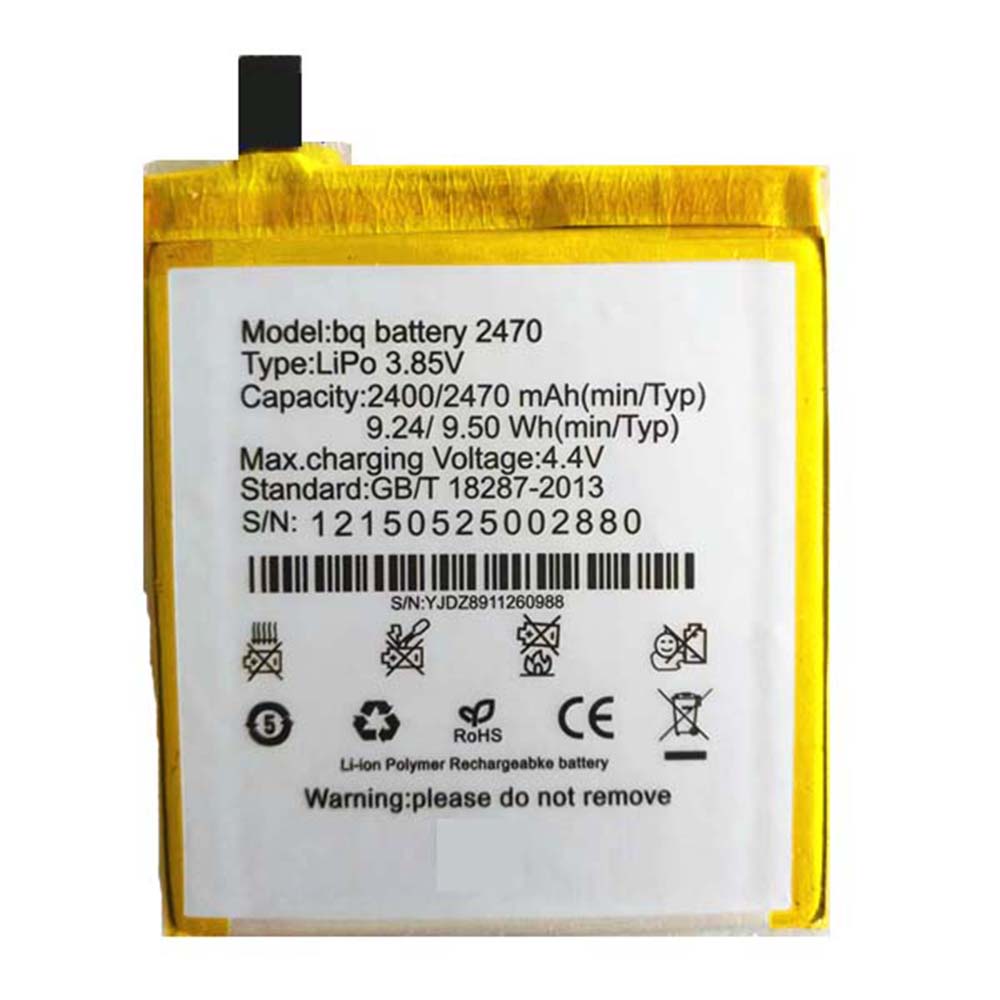 A 2400mAh/9.24WH 3.85V/4.4V batterie