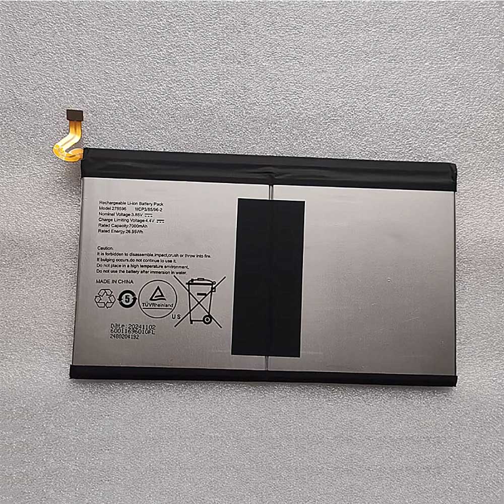 A 611mAh 3.85V batterie