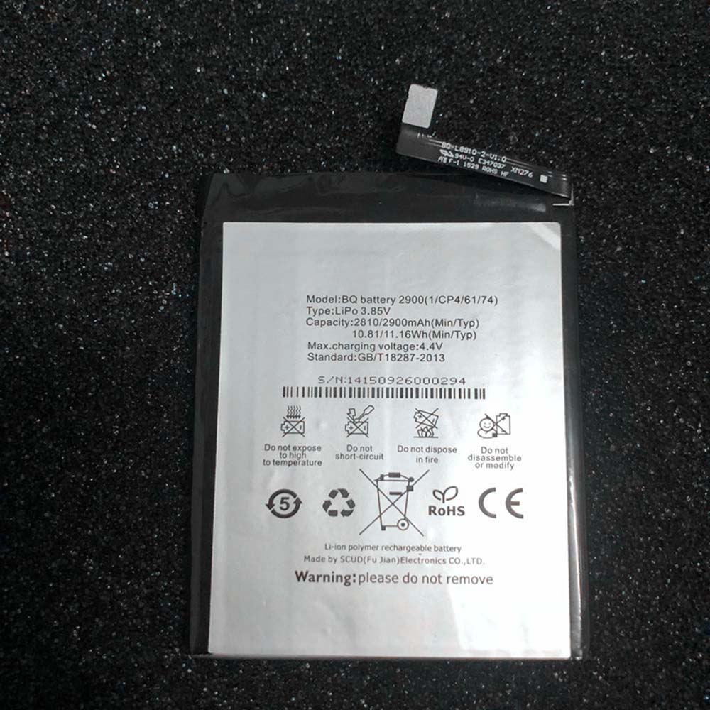 X5 2810mAh/10.81WH 3.85V/4.4V batterie