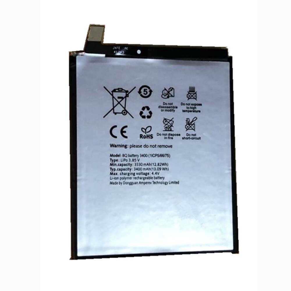 A 3330mAh/12.82WH 3.85V/4.4V batterie