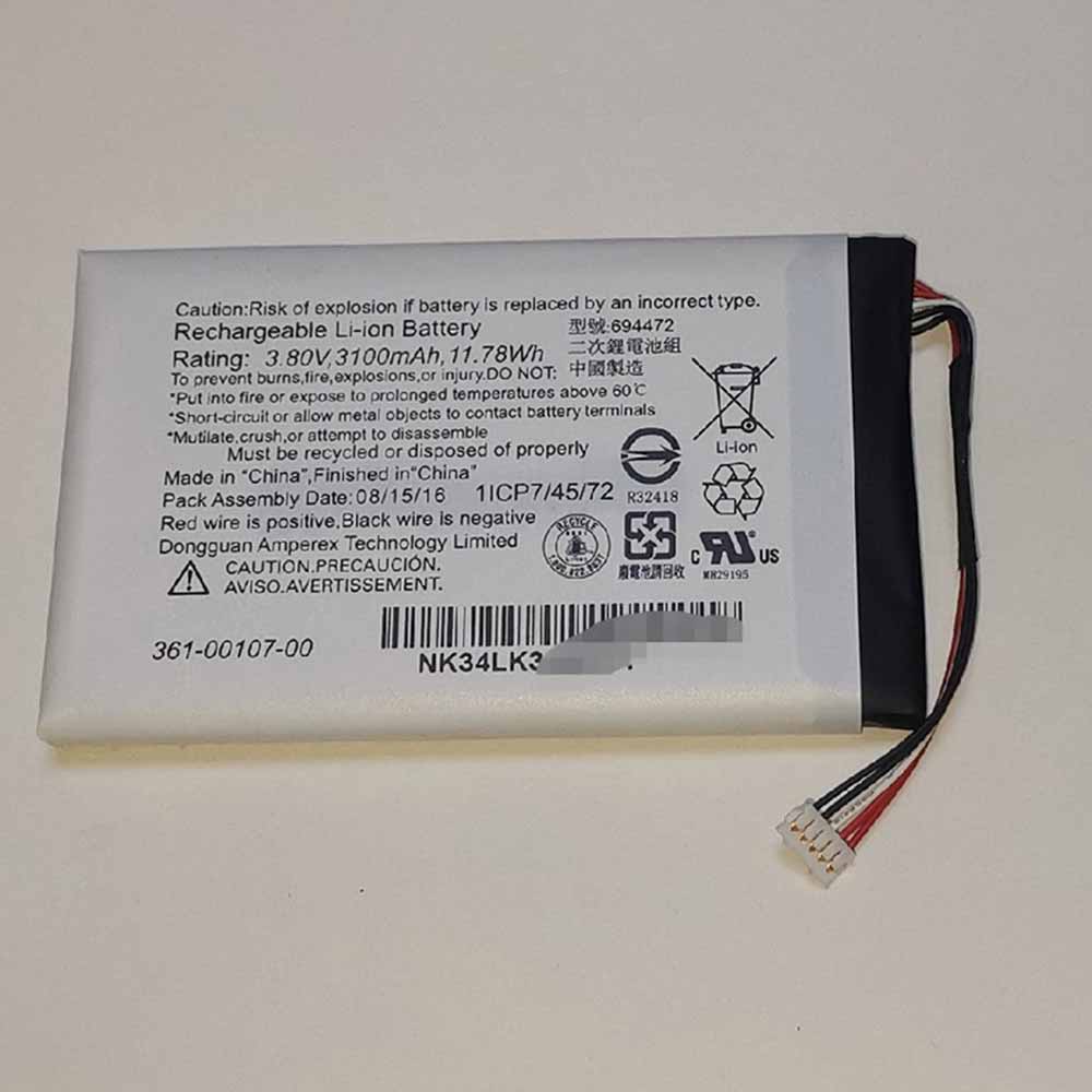 2 3100mah/11.78Wh 3.8V/4.35V batterie