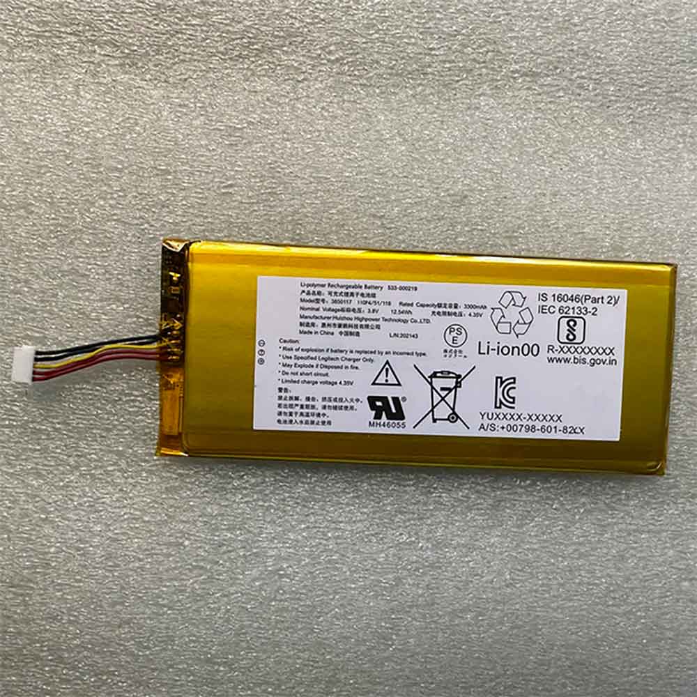 T 3080mAh 3.8V batterie