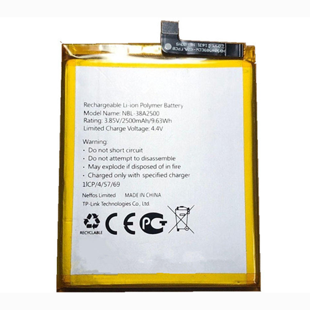 S 2500mAh/9.63WH 3.85V/4.4V batterie