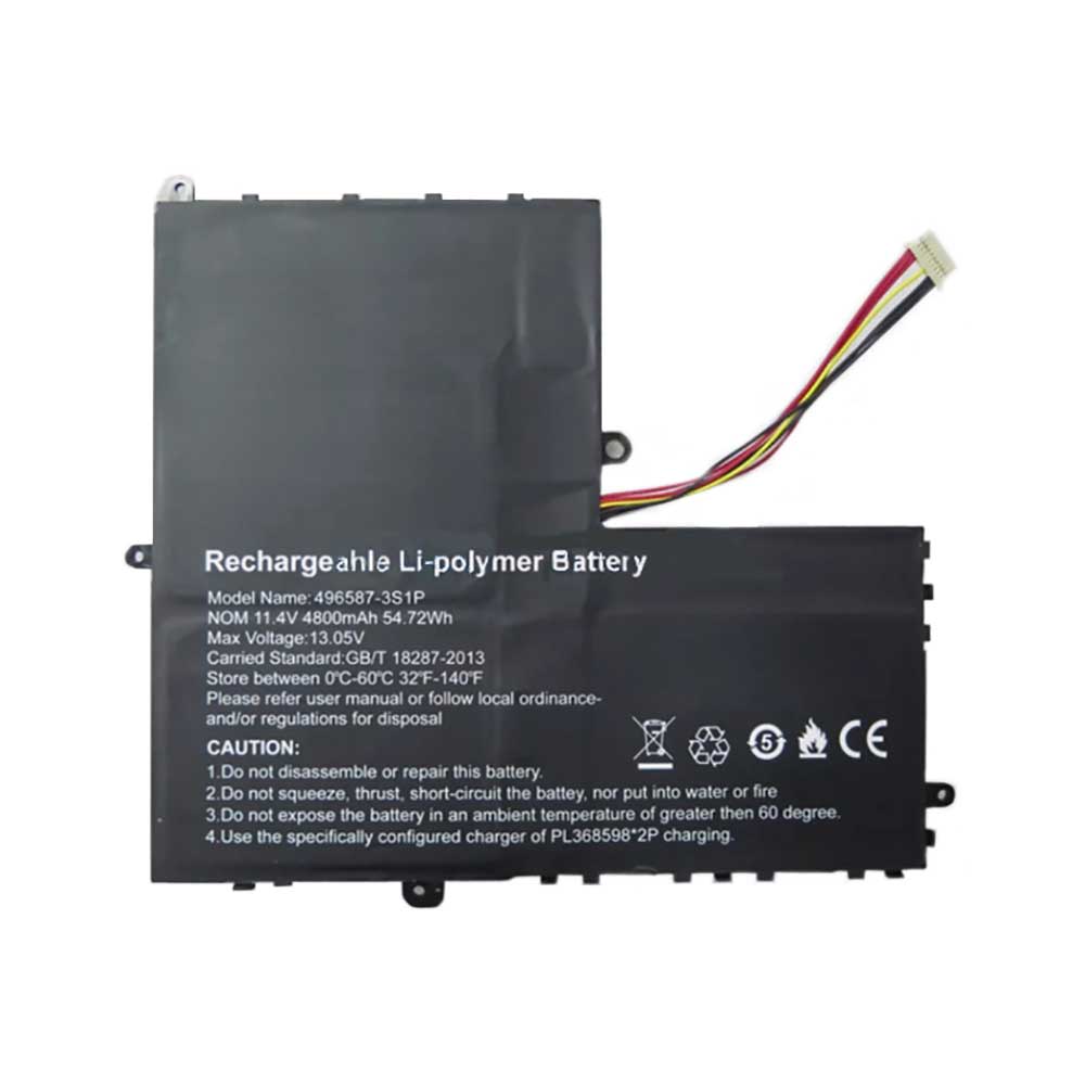 S 4800mAh/54.72Wh 11.4V batterie