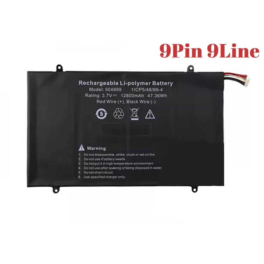  12800mAh 3.7V batterie