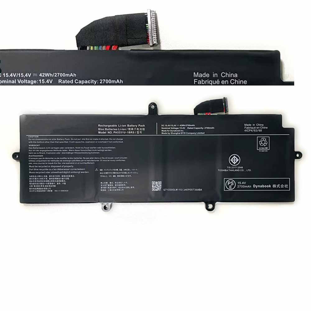 Toshiba 42Wh 2700mAh 15.4V batterie