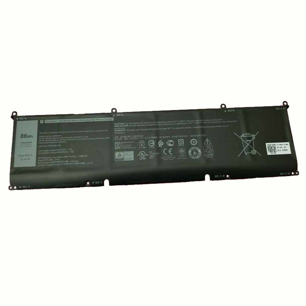 DELL 86WH 11.4V/13.05V batterie