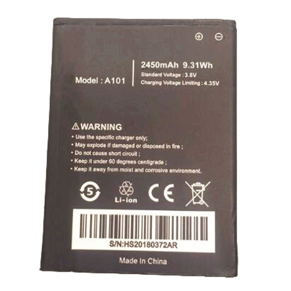 1 2450mAh/9.31WH 3.8V/4.35V batterie