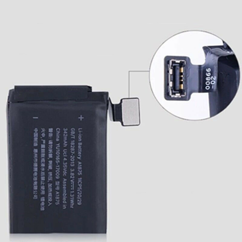 A1 1.31Wh/342mAh 3.82V/4.4V batterie