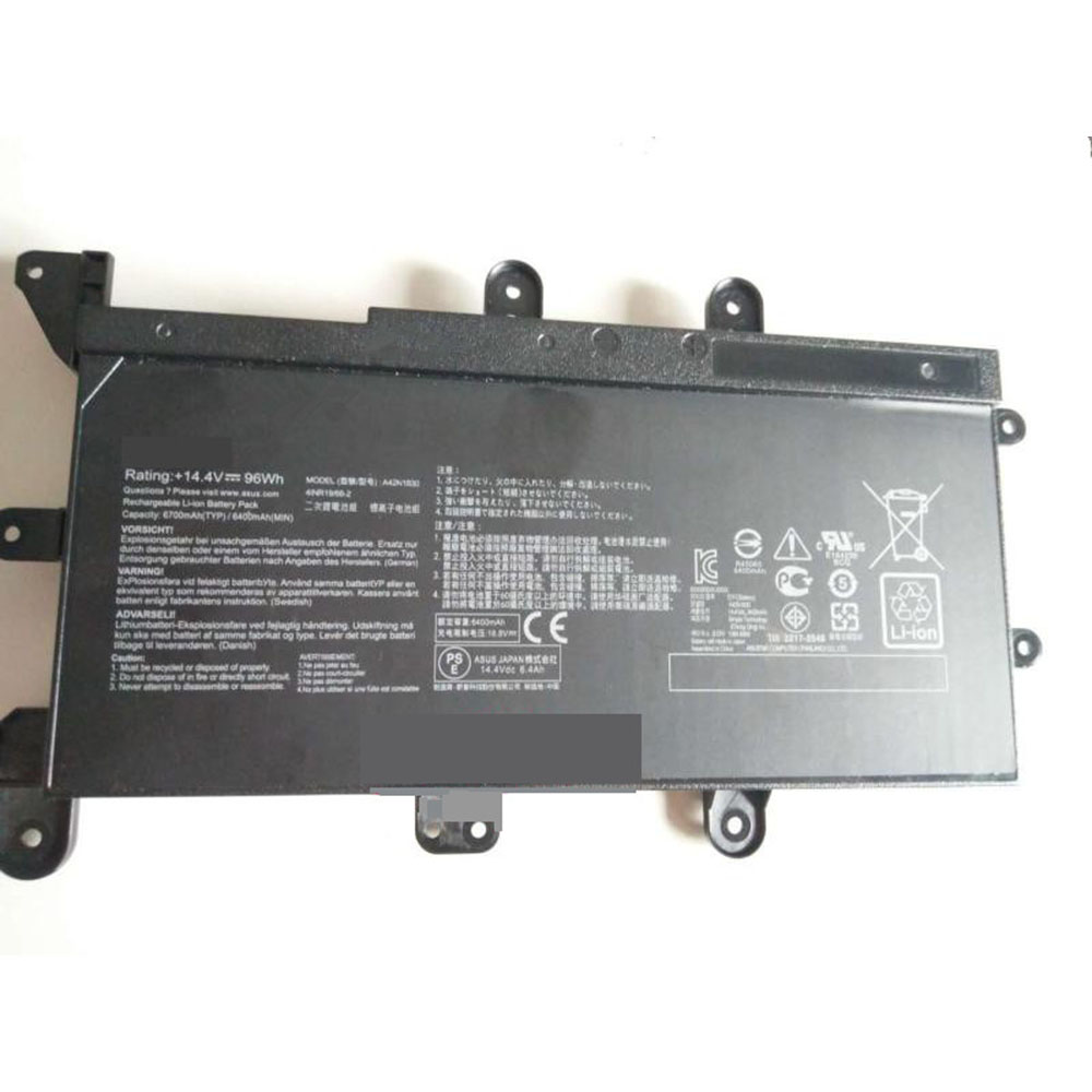 ASUS 6600mAh/96WH 14.4V batterie