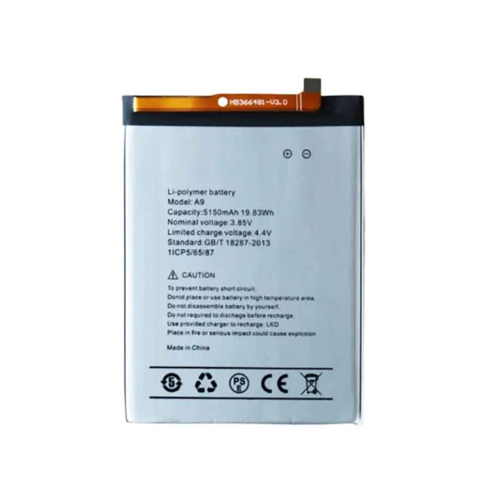 A 5150mAh 3.85V batterie