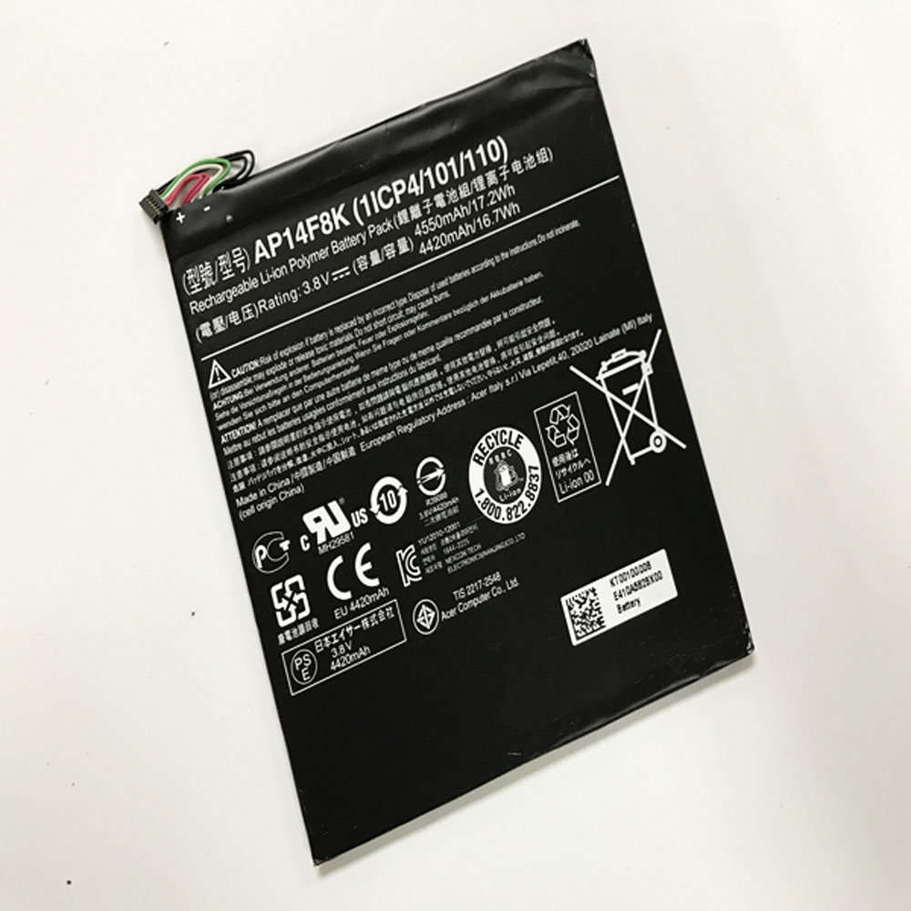 A 3520mAh/13.3Wh 3.8V/4.35V batterie
