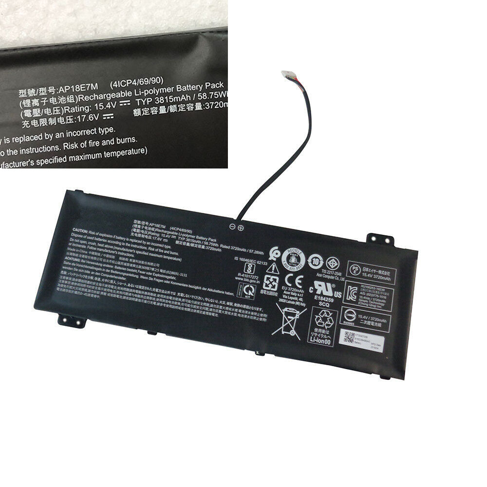 F 3815mAh/58.75Wh 15.4V batterie