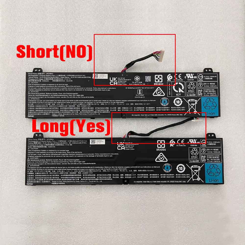 S 6360mAh 15.2V batterie