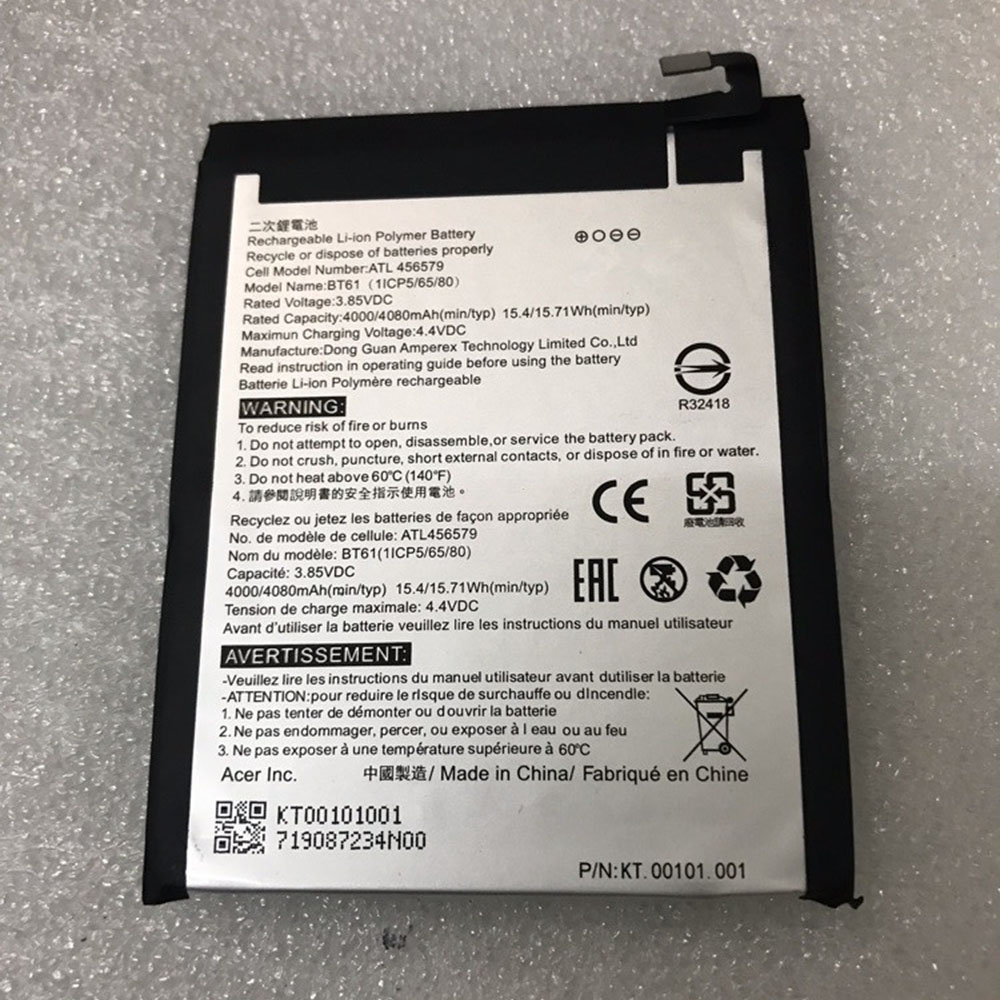 ACER 4000mAh/15.4WH 3.85V/4.4V batterie