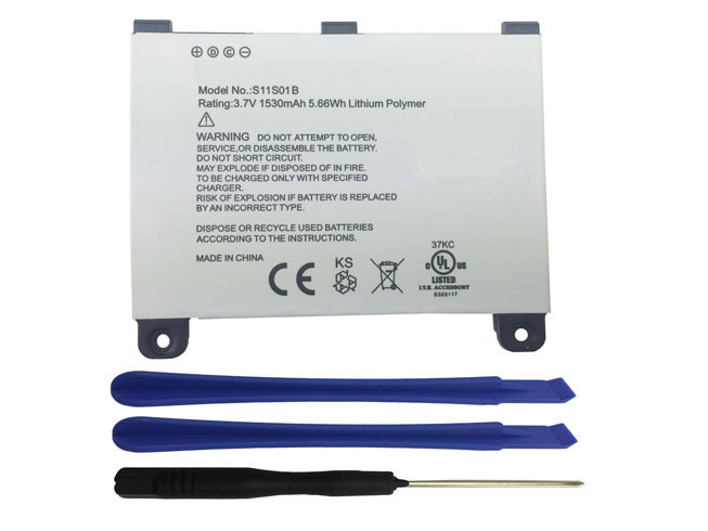 S 1530mAh/5.66Wh 3.7V batterie