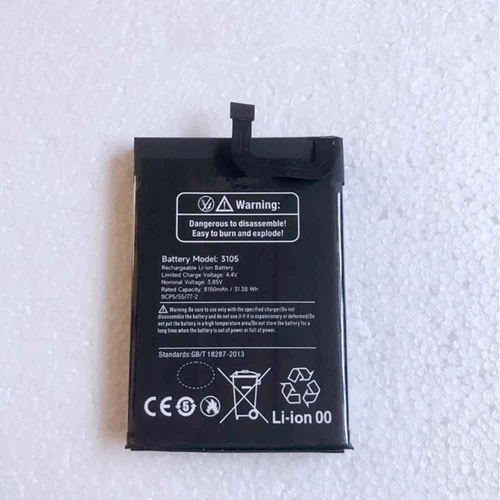 Ulefone 8150mAh 3.85V batterie