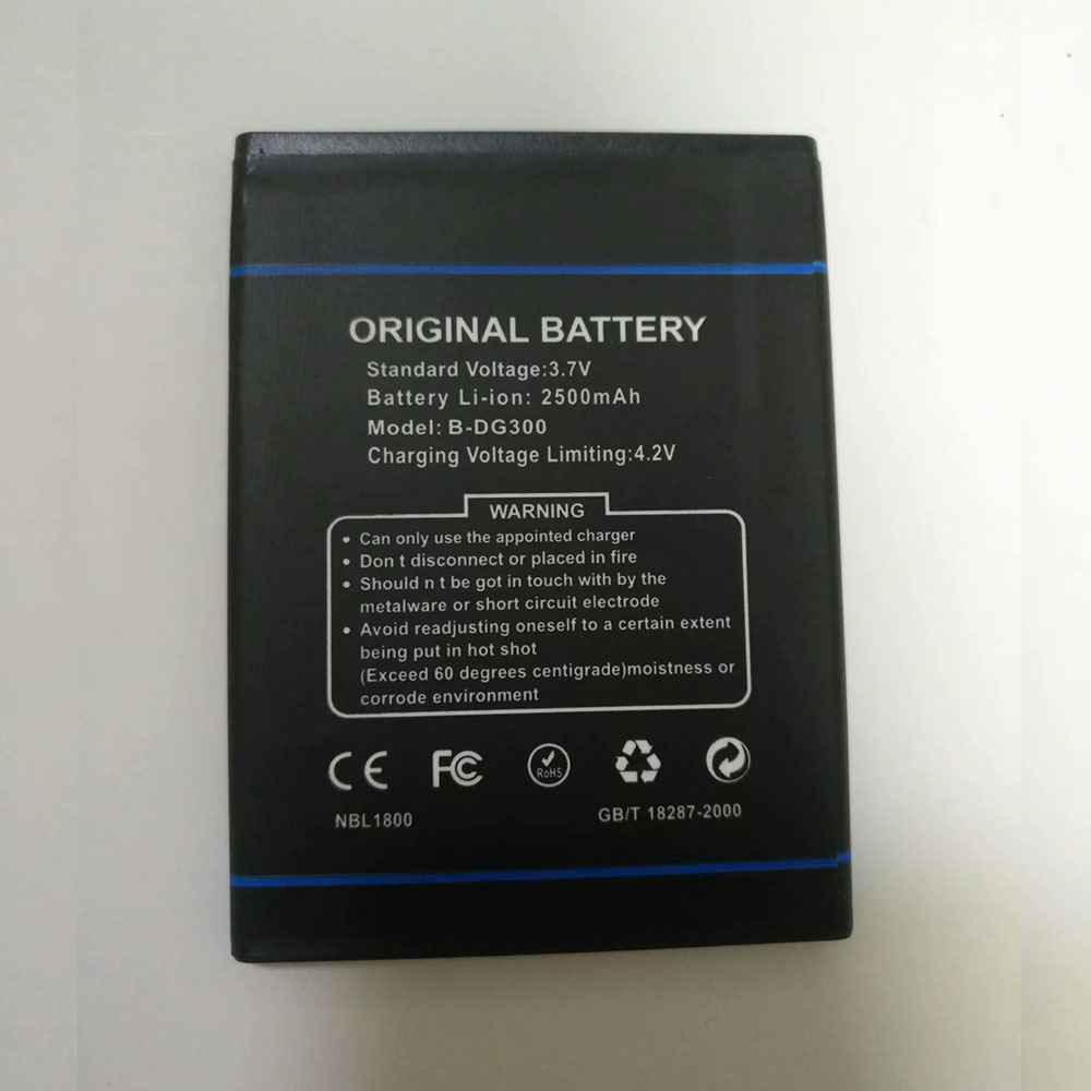 D 3.7V/4.2V 2500mAh batterie