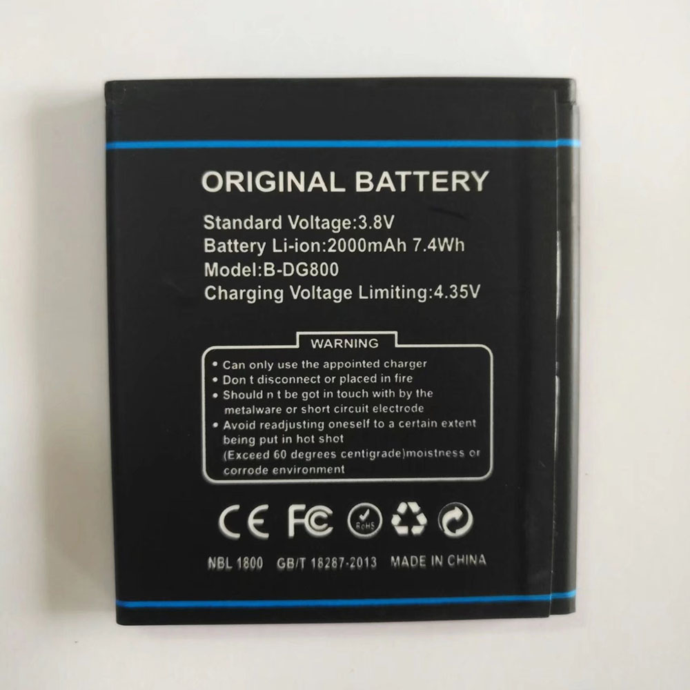 B-DG800 3.8V/4.35V 2000mAh batterie