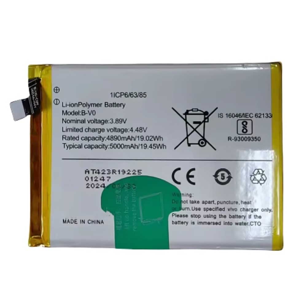 3 4890mAh 3.89V batterie