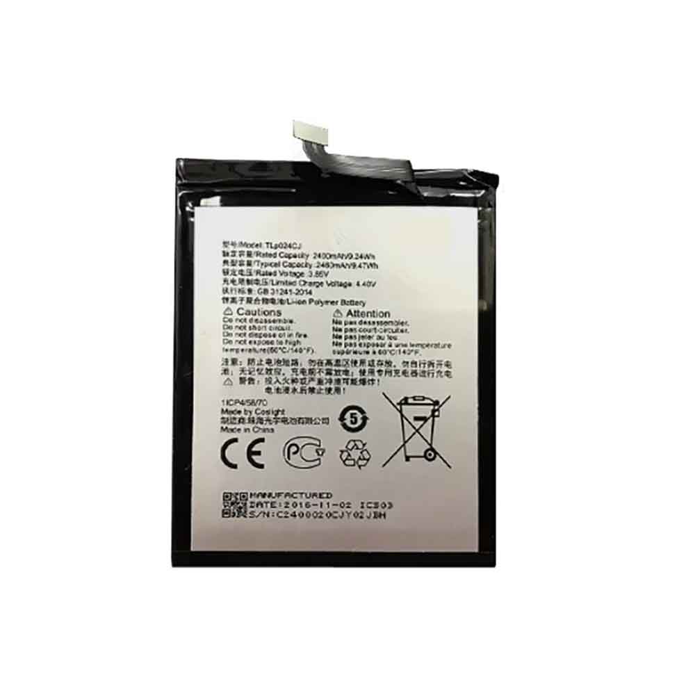 T 2400mAh 3.85V batterie