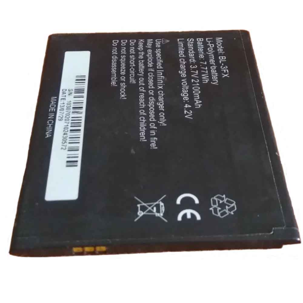 B 2100mAh 3.7V batterie