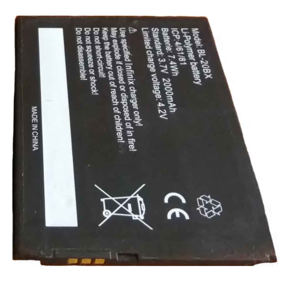 F 2000mAh 3.7V batterie