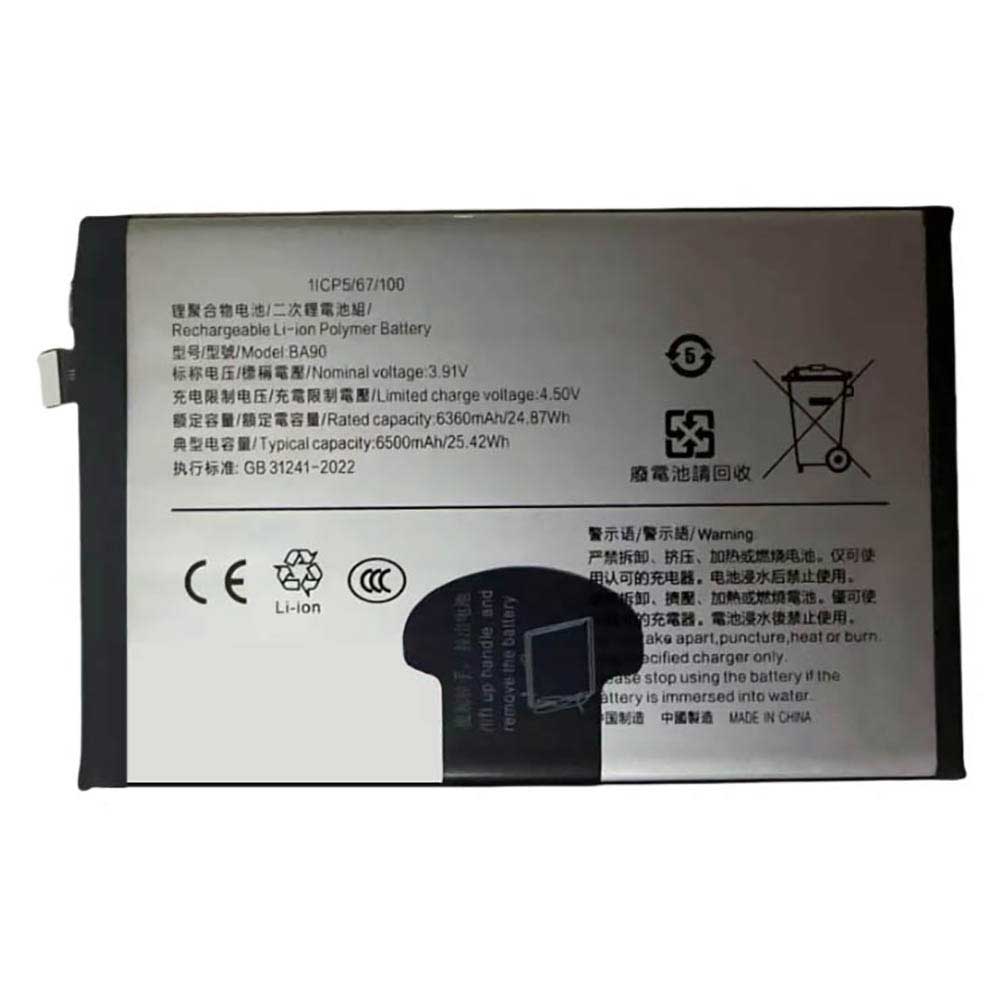 for 6500mAh 3.91V batterie