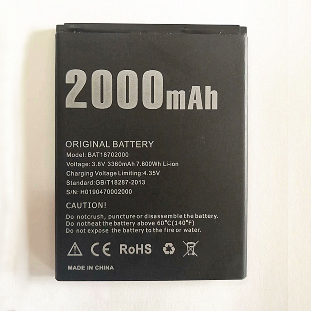 BA 3.8V/4.35V 2000mAh batterie