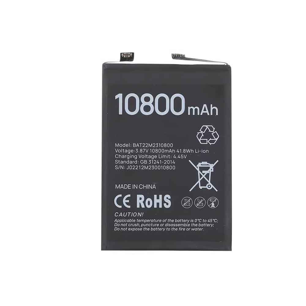 3 10800mAh 3.87V batterie